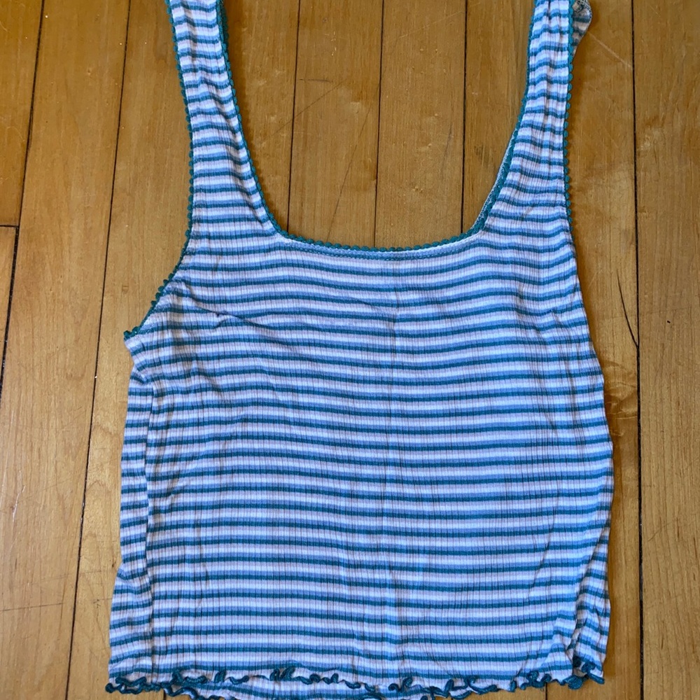 Striped crop top